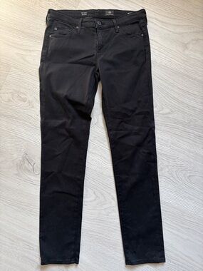 AG Black Slim Straight Jeans